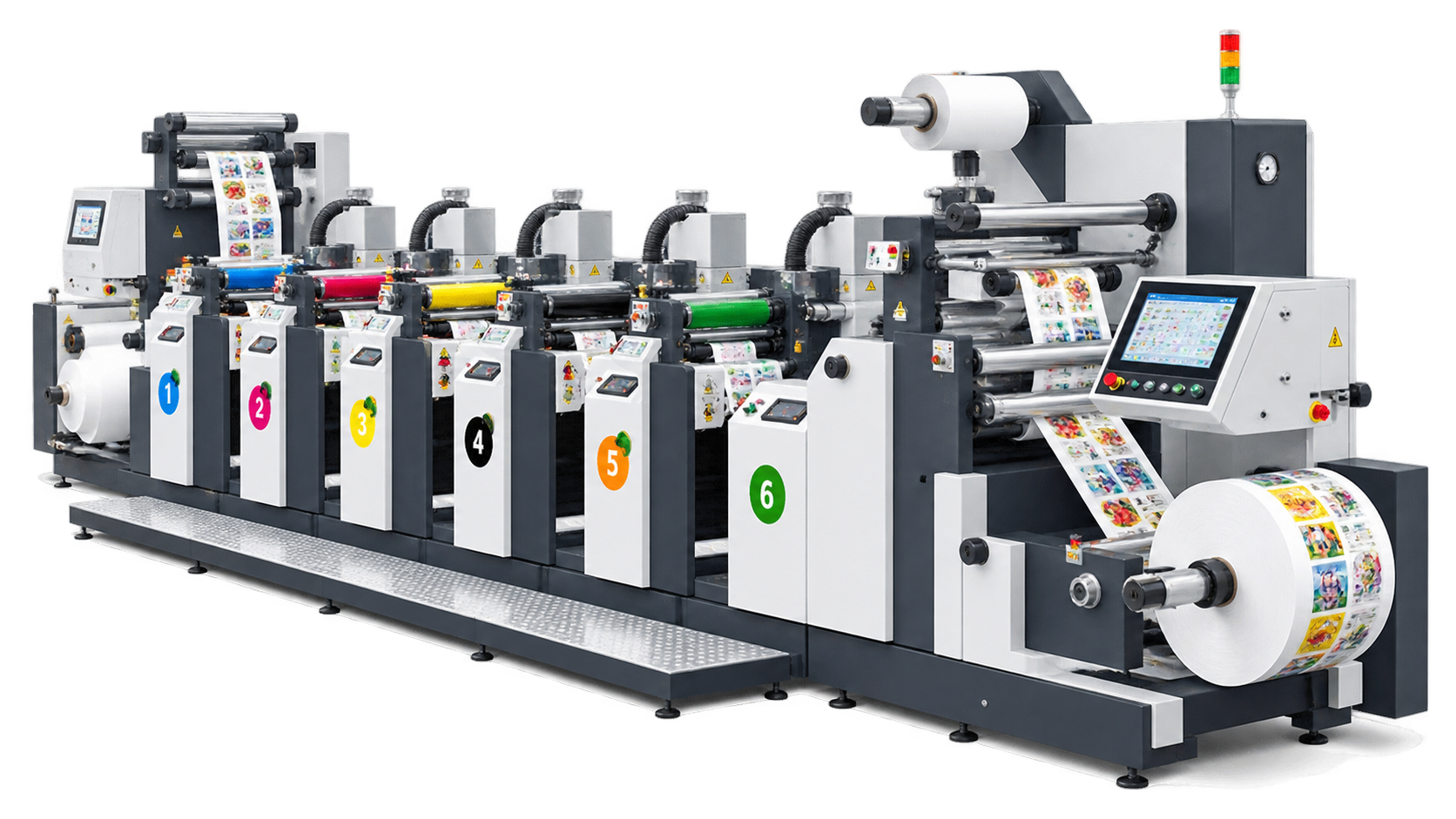 6 Color High Speed Flexo Printing Machine